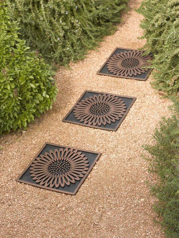 12" X 12" Stomp Stones, Set Of 4 | Gardener's Supply | Garden Stones ... intended for The Longevity of Rubber Stepping Stones What to Expect Over Time