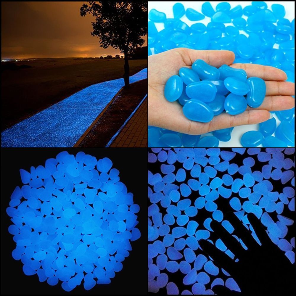 200 Piece Glow In The Dark Garden Pebble Stones Walkway Yard Garden ... with Sustainable Garden Design Incorporating Eco-Friendly Glowing Pebbles