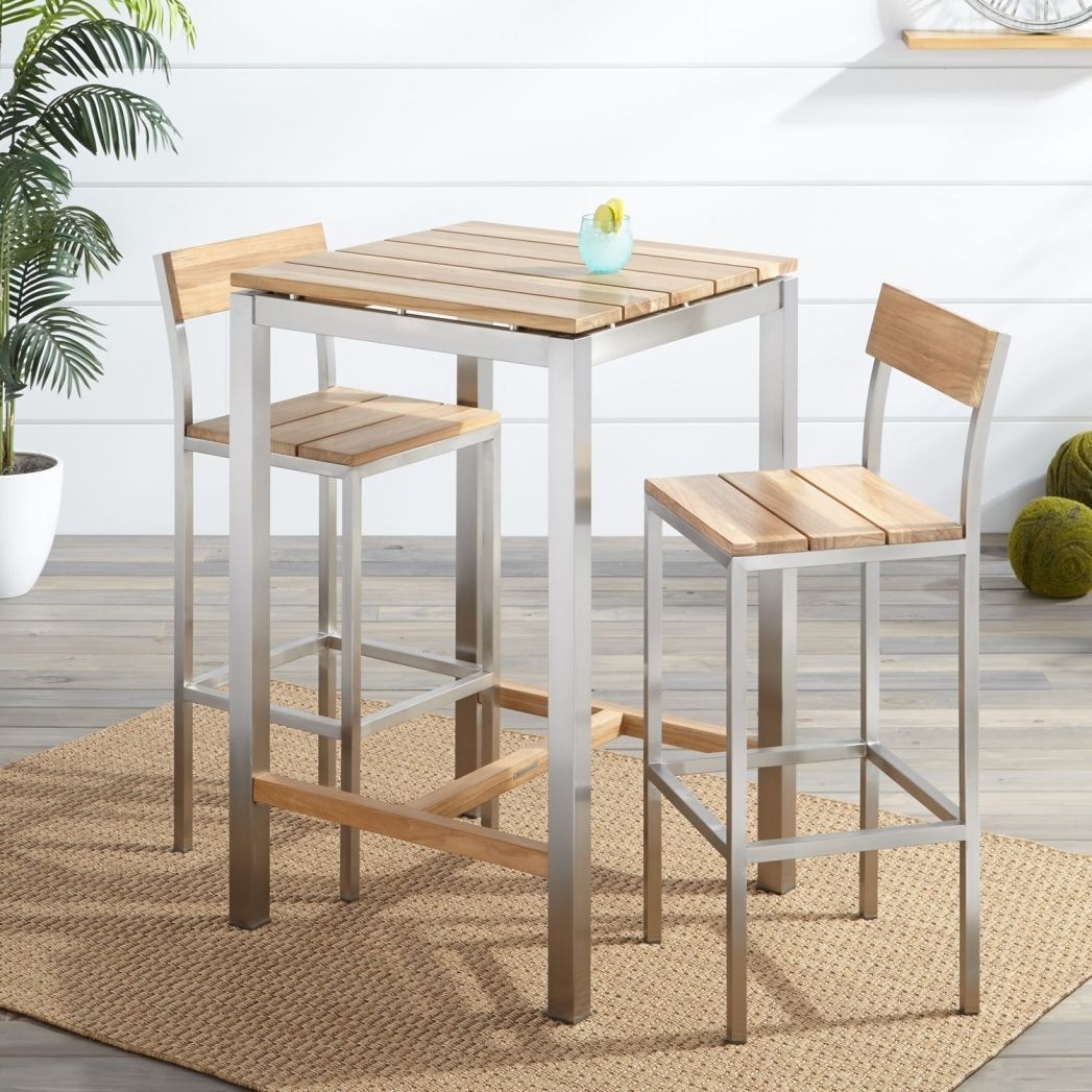 3 Piece Outdoor Furniture Set - Modern Wood Furniture Check More At Http://Cacophonouscreations ... inside Modern Slatted Wood Adirondack 3 Piece Outdoor Furniture Set