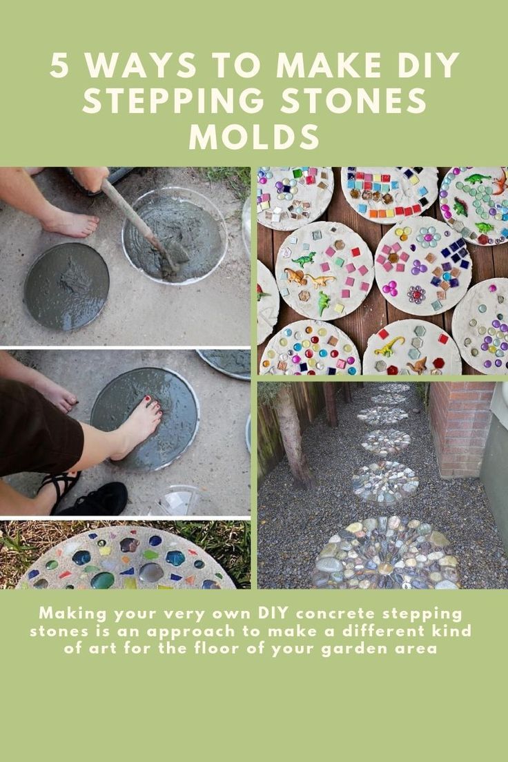 5 Ways To Make Diy Stepping Stones Molds | Stepping Stone Molds ... in Paisley Stepping Stone Mold