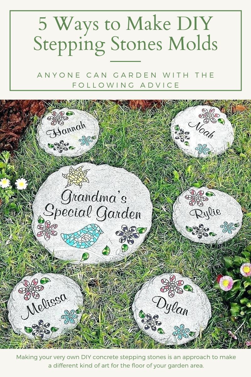 5 Ways To Make Diy Stepping Stones Molds | Stepping Stones Diy, Stone ... within The Ultimate Guide to Cleaning and Maintaining Your Paisley Stepping Stone Molds