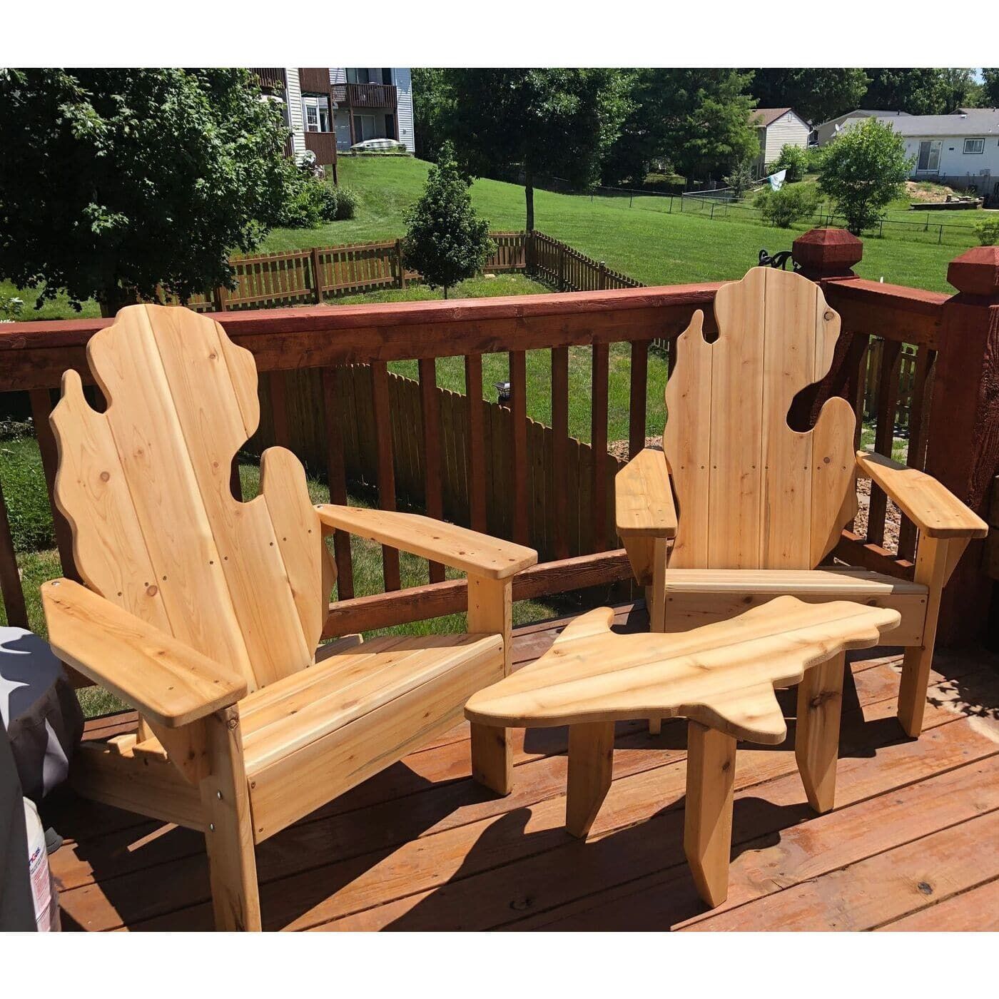 Adirondack Chair Set Made From Wood intended for Choosing the Right Wood for Your Adirondack Rocking Chair Set A Comprehensive Guide