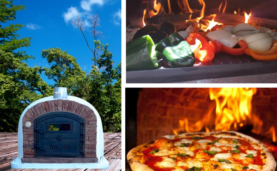 Amazon.com: Authentic Pizza Ovens Ventura 'Sierra' Premium Wood Fire ... with regard to Ventura "Sierra" Premium Pizza Oven