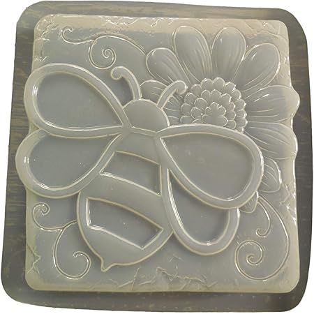Amazon.com: Bumble Bee With Sunflower Stepping Stone Mold 1305 : Patio ... pertaining to Designing Durable and Stunning Bees Stepping Stones for Your Outdoor Space