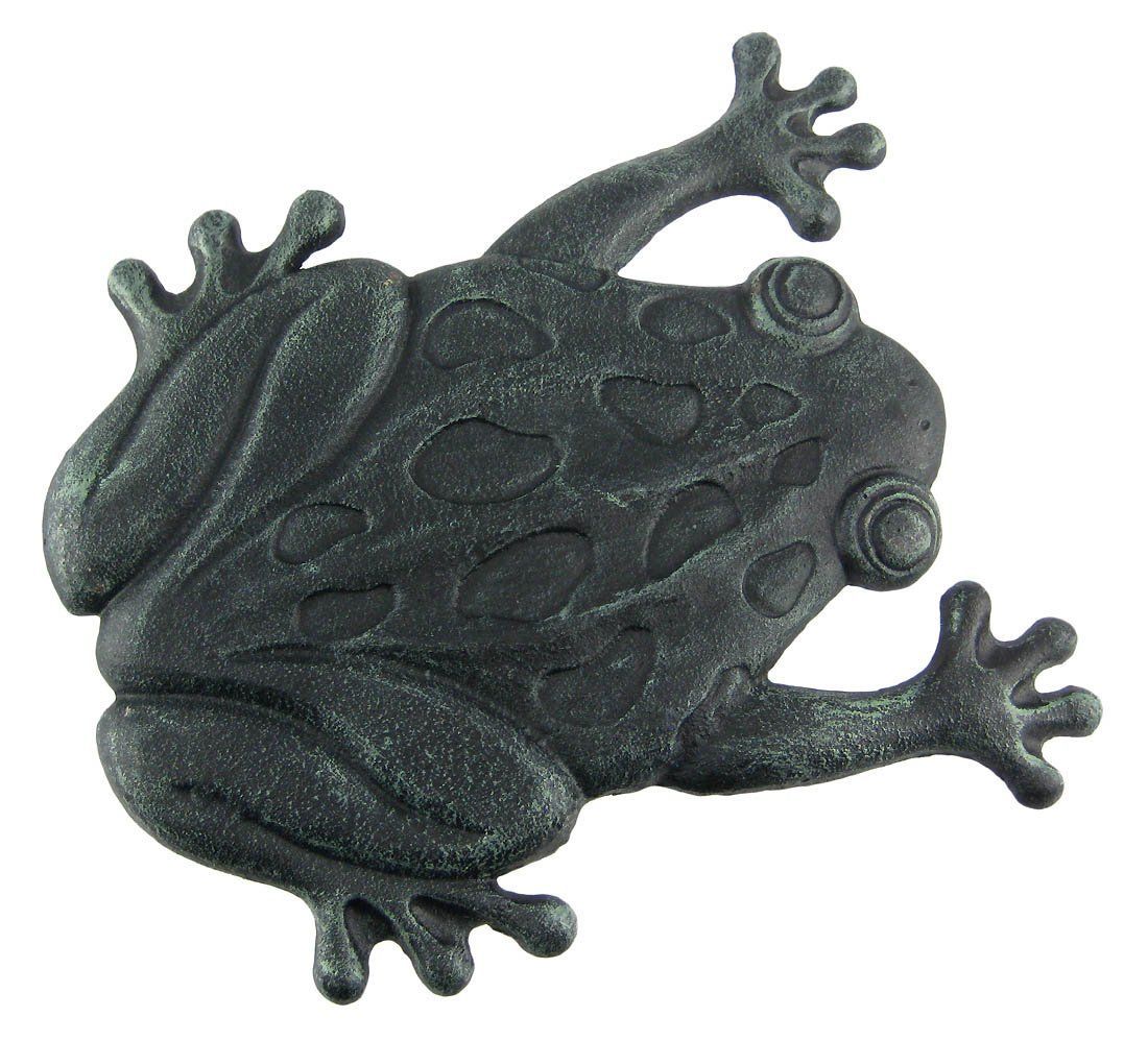 Amazon.com : Cast Iron Frog Garden Stepping Stone Step Tile : Outdoor ... with regard to The Enduring Beauty of a Sitting Frog Stepping Stone in Your Garden