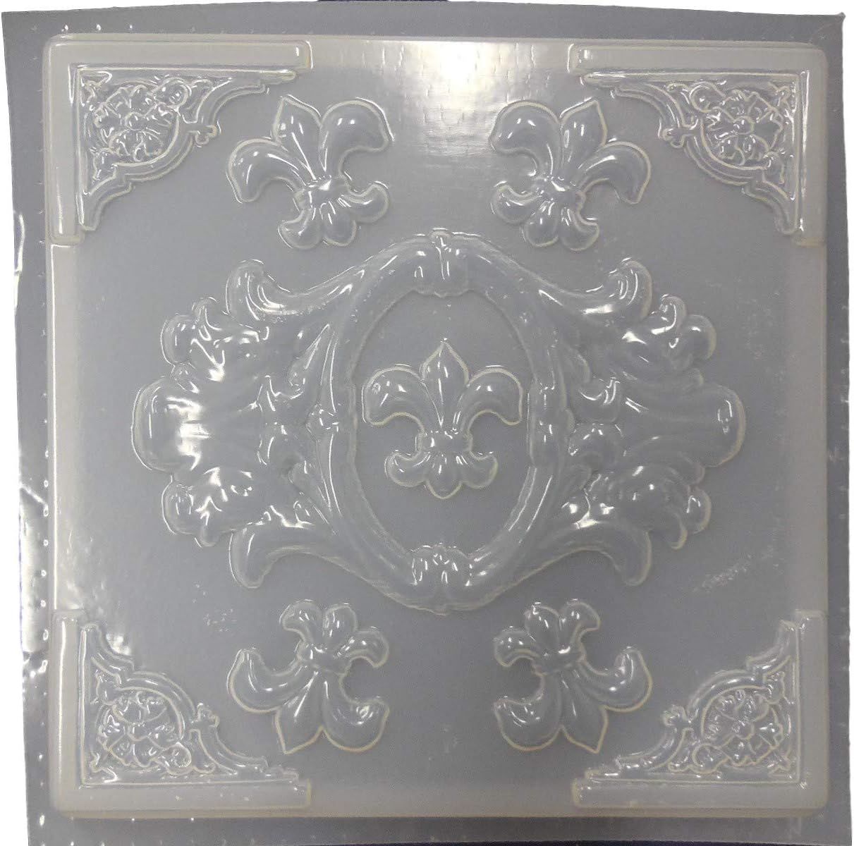 Amazon.com: Fleur De Lis Stepping Stone Concrete Or Plaster Mold 1161 ... intended for Enhancing Your Garden with Fleur de Lis Stepping Stones Design Ideas and Techniques