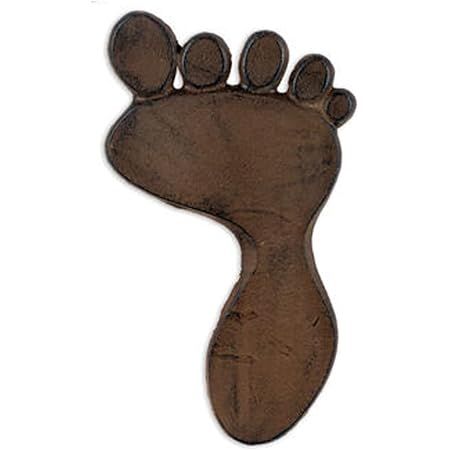 Amazon.com : Foot Print Cast Iron Stepping Stone - 6.5" X 12" - Sold In ... throughout Creating a Timeless Garden Path with Pair Of Cast Iron Footprint Stepping Stones
