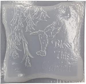 Amazon.com: Garden Hummingbird Stepping Stone Concrete Or Plaster Mold ... inside Hummingbird Stepping Stone Mold