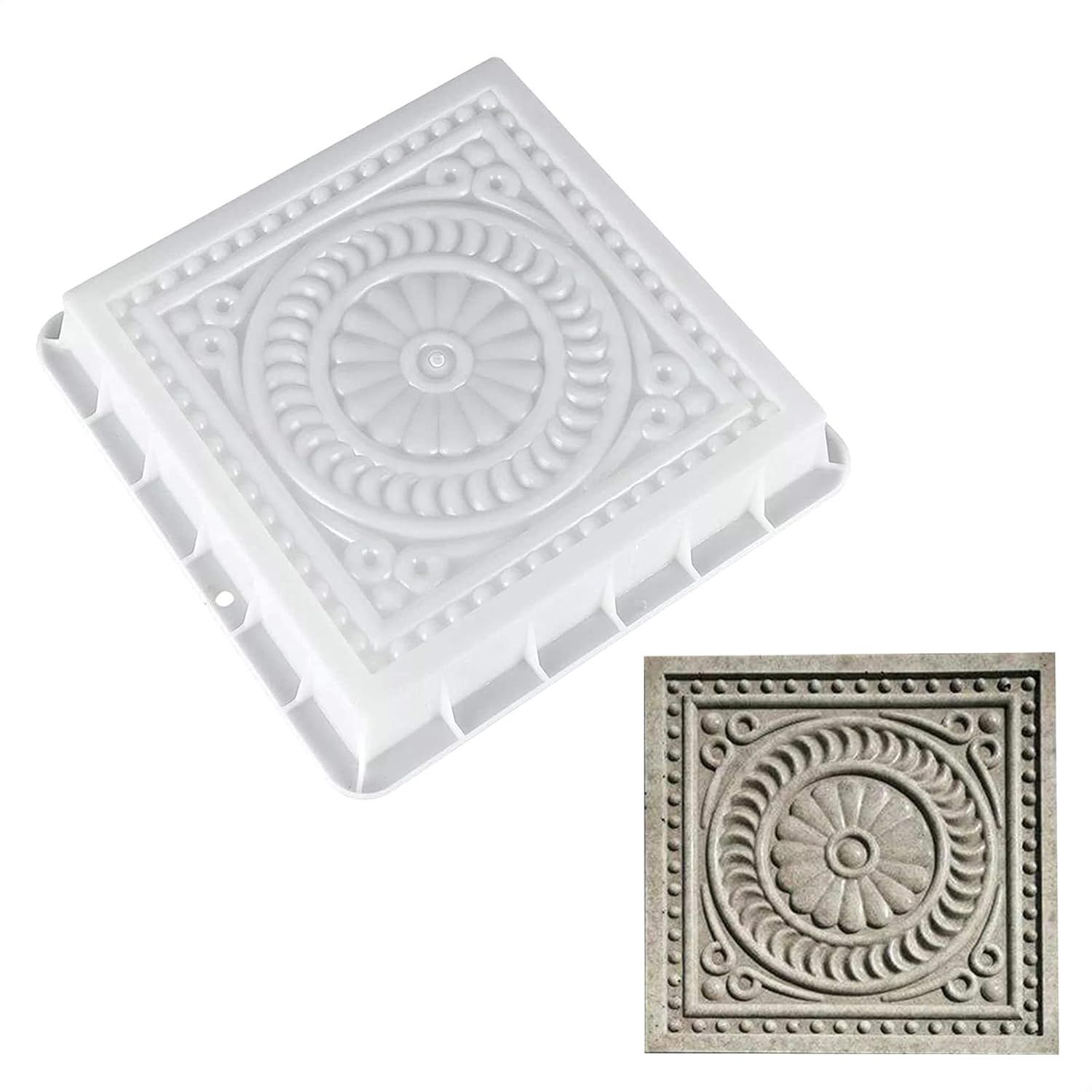 Amazon.com: Square Stepping Stone Molds - Diy Garden Plastic Concrete ... with Troubleshooting Common Issues with Gothic Square Stepping Stone Molds Solutions and Tips