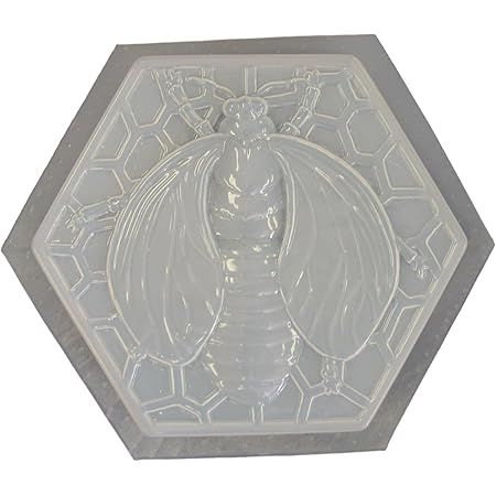 Amazon.com: Stone Look Bumble Bee Stepping Stone Concrete Or Plaster ... throughout Designing Durable and Stunning Bees Stepping Stones for Your Outdoor Space