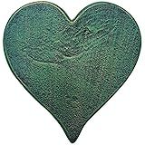 Amazon.com : Sunset Vista Designs 93575 Garden Path Cast Iron Stepping ... regarding Creating Garden Pathways with 11&amp;quot; Wide Verdigris Butterfly Stepping Stones