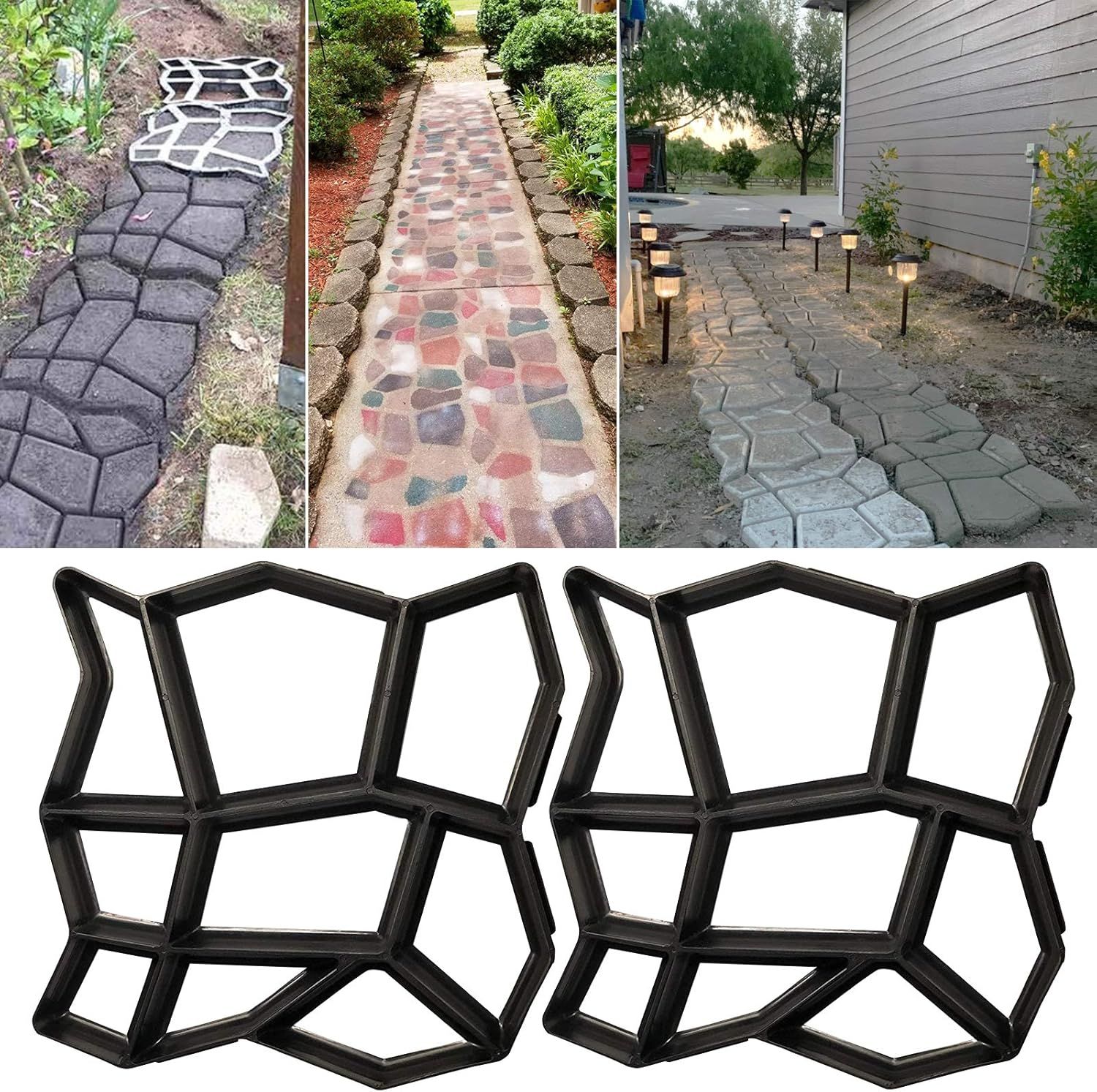 Amazon.com: Vansmago Concrete Molds And Forms,Walk Path Maker Walkway ... with regard to Achieving Professional Results with Your Garden Pavement Molds