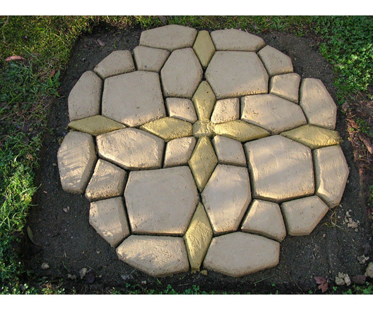 Amazon.com : Wovte Diy Walk Maker Concrete Stepping Stone Mold Garden ... within Unveiling the Art of Grape Arbor Stepping Stone Molds Crafting Your Own Pathway