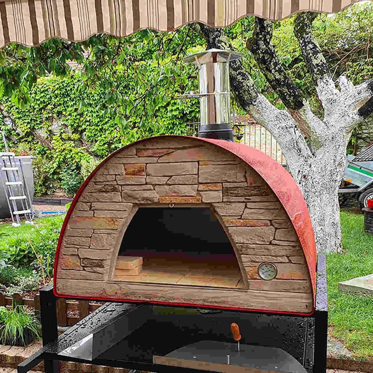 Bbq And Ovens-Mobile Pizza Oven Maximus Prime Arena Red in Maximus Prime Arena Portable Pizza Oven Red