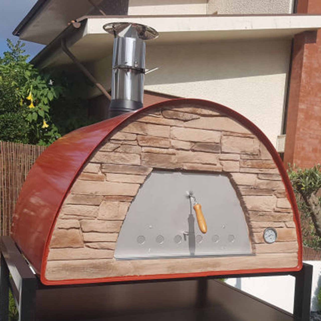 Bbq And Ovens-Mobile Pizza Oven Maximus Prime Arena Red inside Maximus Prime Arena Portable Pizza Oven Red