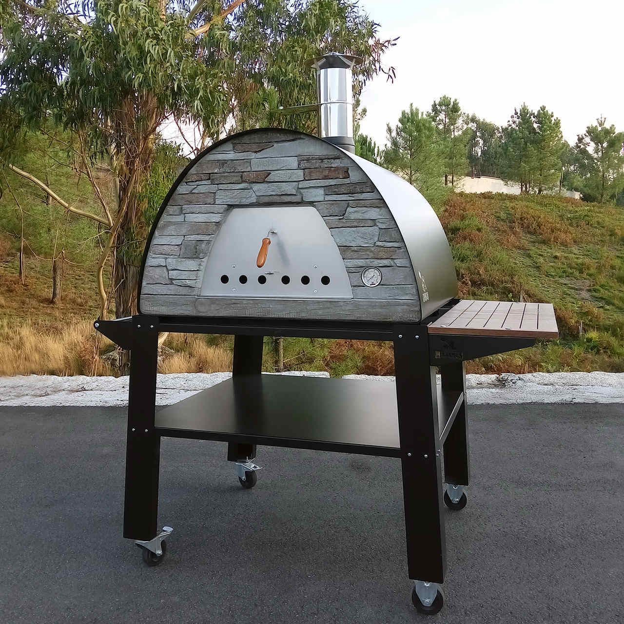 Bbq And Ovens-Pizza Oven Black Maximus Prime Arena With Bello Black Stand in Unlocking the Secrets of Outdoor Pizza Perfection with the Maximus Prime Arena Portable Pizza Oven Black
