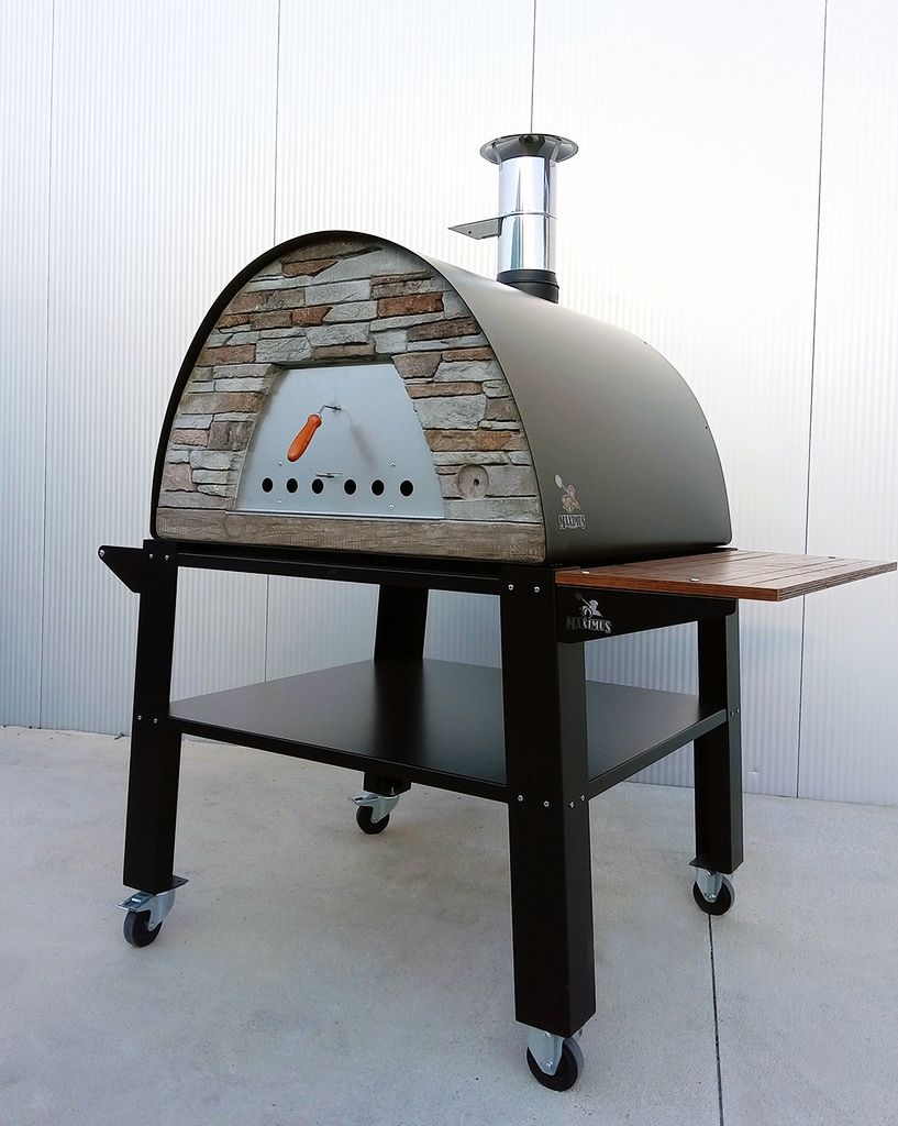 Bbq And Ovens-Pizza Oven Black Maximus Prime Arena With Bello Black Stand intended for Unlocking the Secrets of Outdoor Pizza Perfection with the Maximus Prime Arena Portable Pizza Oven Black