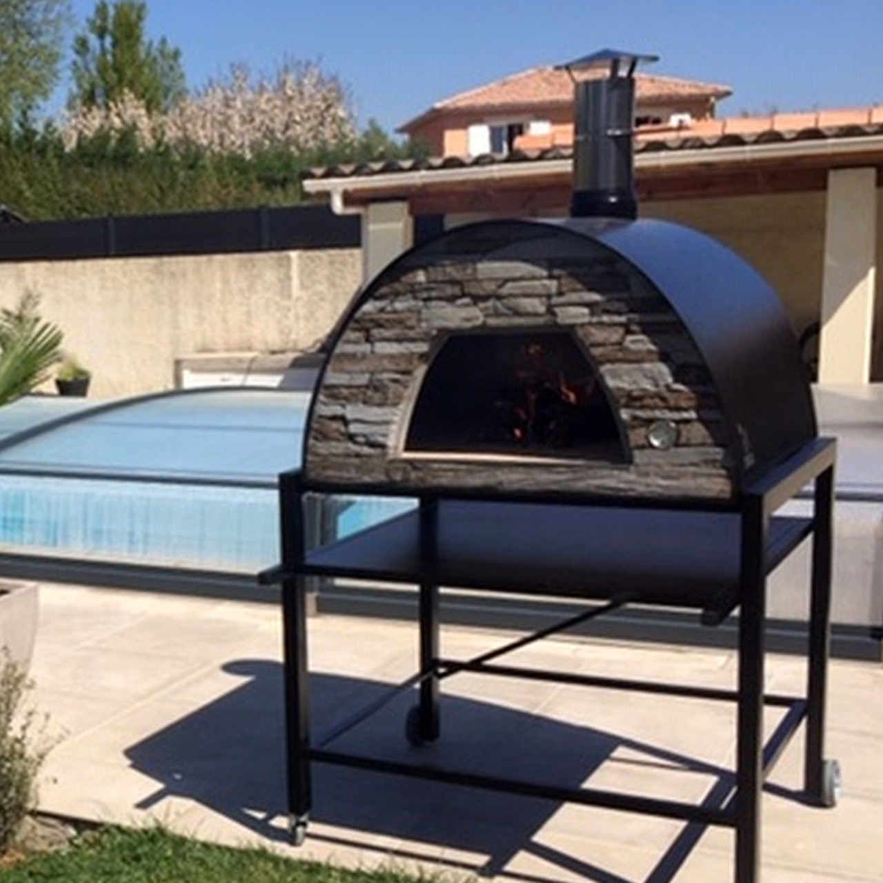 Bbq And Ovens-Pizza Oven Black Maximus Prime Arena With Parma Black Stand regarding Unlocking the Secrets of Outdoor Pizza Perfection with the Maximus Prime Arena Portable Pizza Oven Black