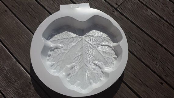 Big Leaf Stepping Stone Mold | Etsy | Leaf Stepping Stones, Stepping ... pertaining to From Garden to Glory Exploring the World of Pine Branch Stepping Stone Creation