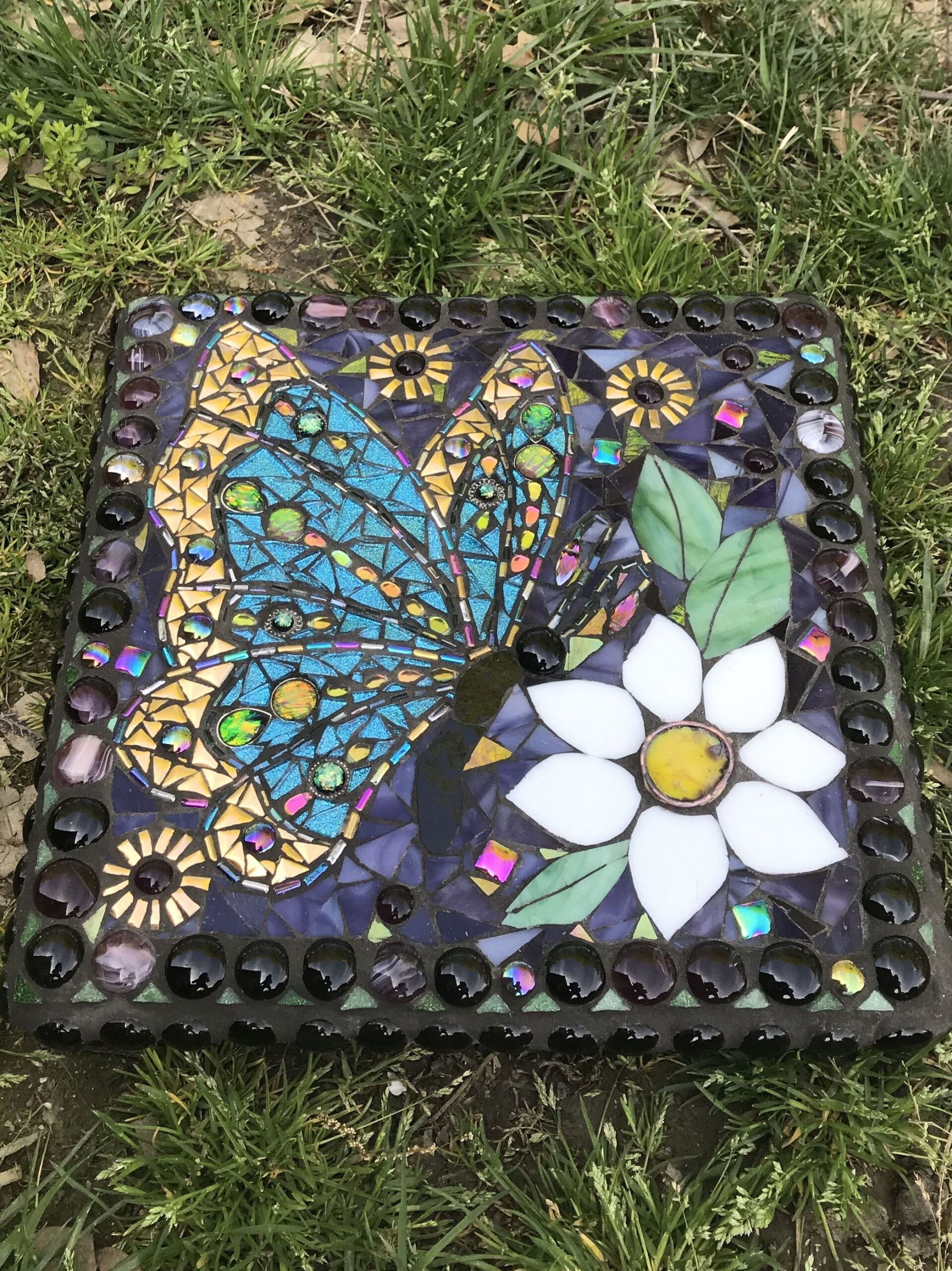 Butterfly Stepping Stone | Mosaic Garden, Stained Glass Mosaic, Mosaic with regard to Butterfly Stepping Stone Inspiration Ideas and Design Trends