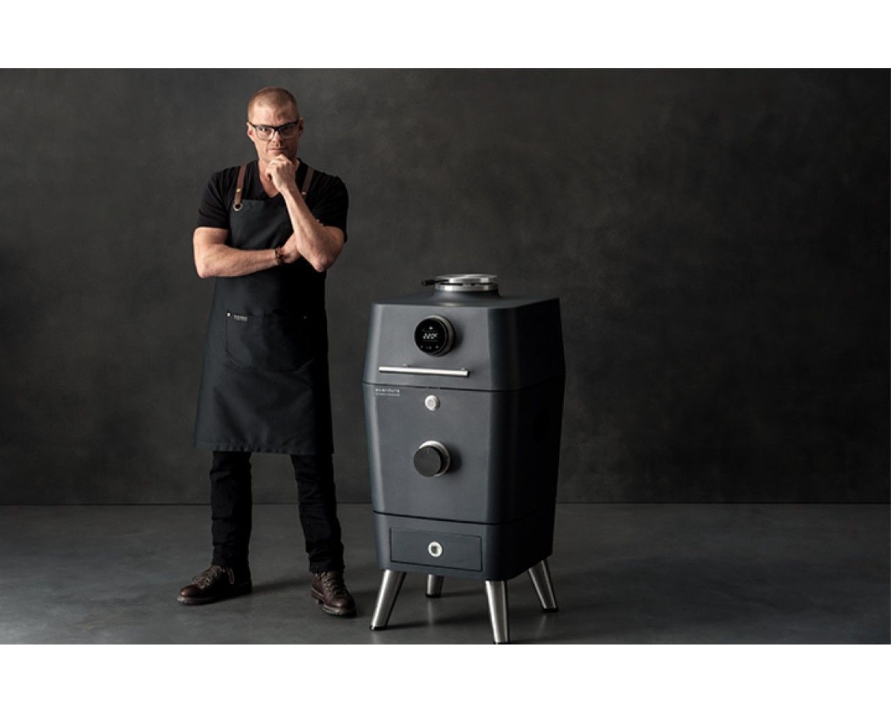 Buy Everdure By Heston Blumenthal 4K Electric Ignition Charcoal Outdoor ... with 4K Electric Ignition Charcoal/Electric Outdoor Oven, Graphite