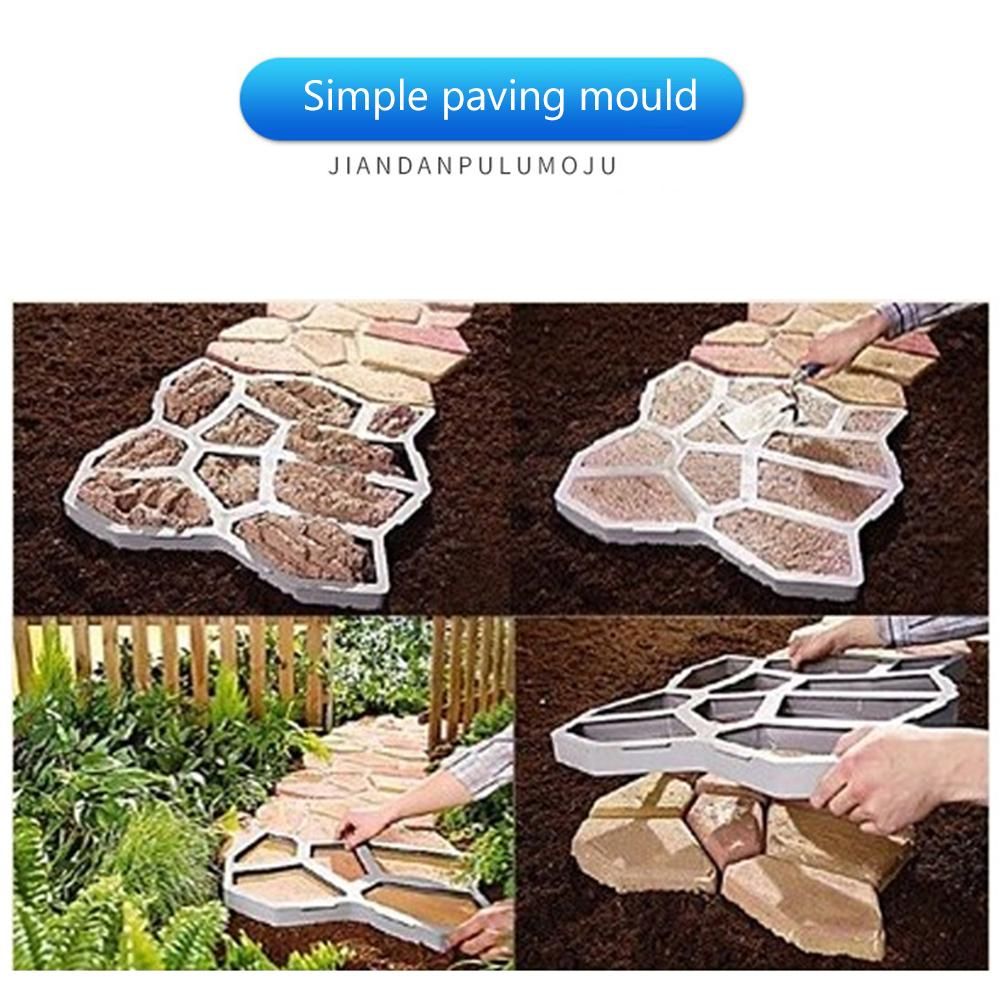 Buy Garden Pavement Mold Diy Paving Cement Brick Road Concrete Path ... intended for Achieving Professional Results with Your Garden Pavement Molds