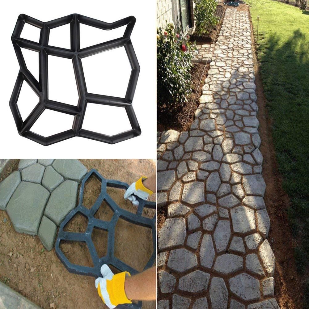 Buy New Paving Pavement Concrete Mould Stepping Stone Mold Garden Path ... throughout Achieving Professional Results with Your Garden Pavement Molds
