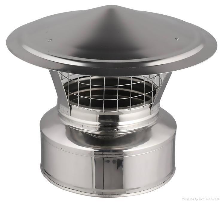Ce And Double Wall Stainless Steel Chimney Cap Chimney Pipe Fitting ... inside Protecting Your Home Top to Bottom The Importance of a Chimney Pipe with Cap