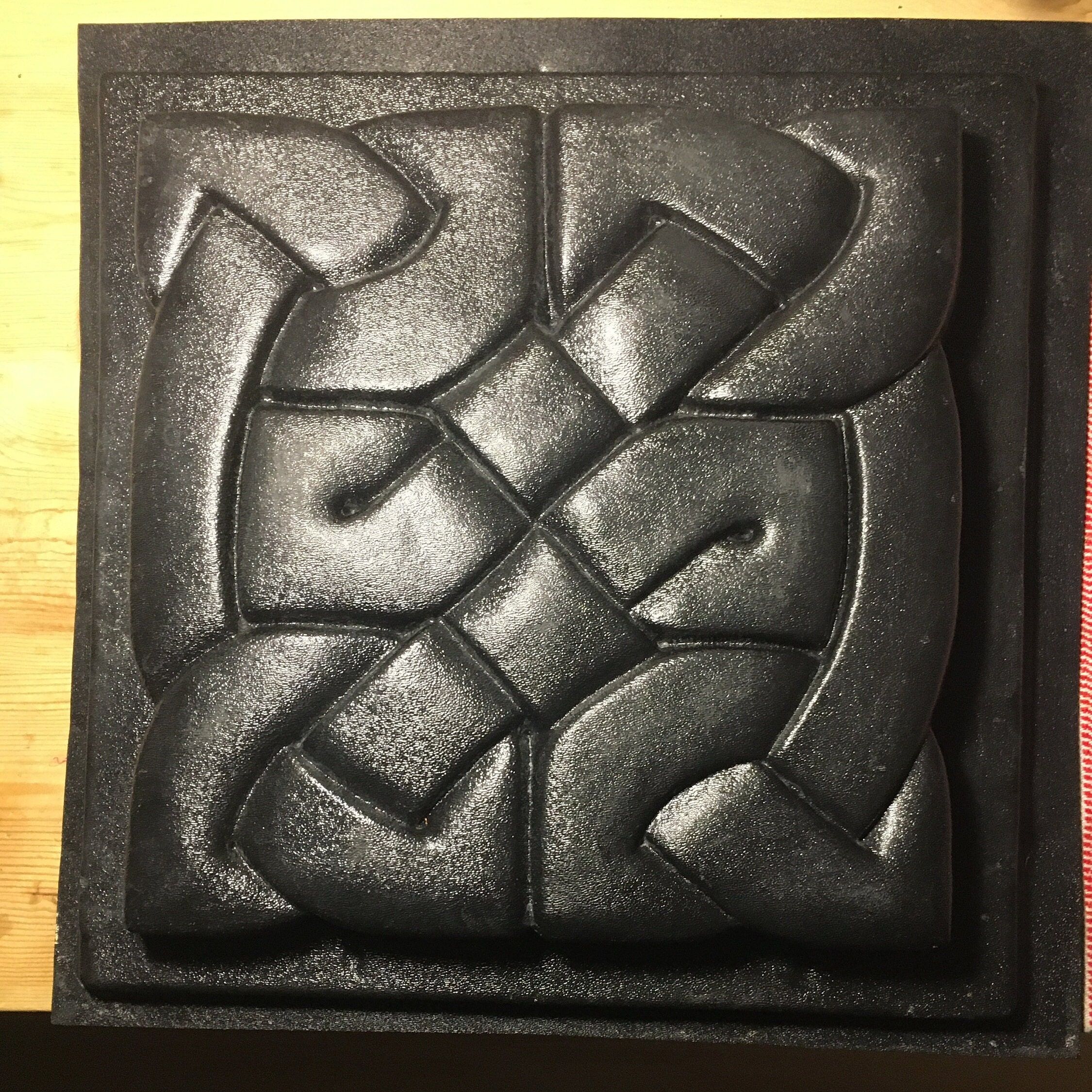 Celtic Knot Labyrinth Molds For Stepping Stones, From Hand-Sculpted ... regarding Celtic Square Stepping Stone Mold