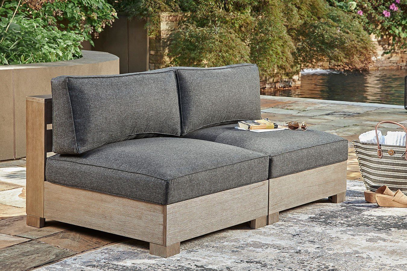 Citrine Park Modular Outdoor Sectional Set By Signature Design By Ashley | Furniturepick throughout Andorra Modular Sectional Cleaning and Maintenance Guide Keeping Your Furniture Pristine