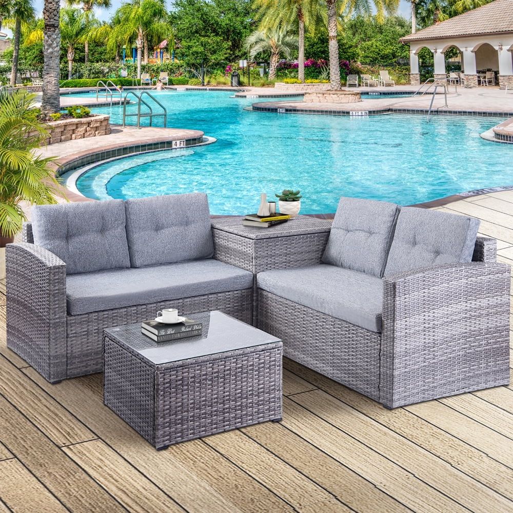 Closeout Furniture throughout Creating the Perfect Outdoor Oasis with Segovia 4 Piece Furniture