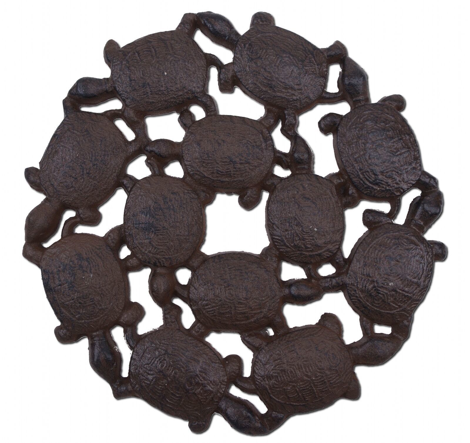 Decorative Baby Turtles Stepping Stone Rust Cast Iron Yard Garden Decor ... with regard to Caring for Your Decorative Cast Iron Stepping Stones A Comprehensive Guide