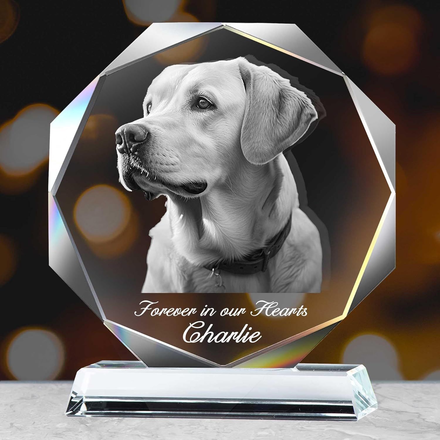 Dog Crystal Picture Frame, Dog Memorial Gifts For Loss Of Dog, Cat Pet ... with Beyond the Basics Dog Memorial Kit Features and Benefits