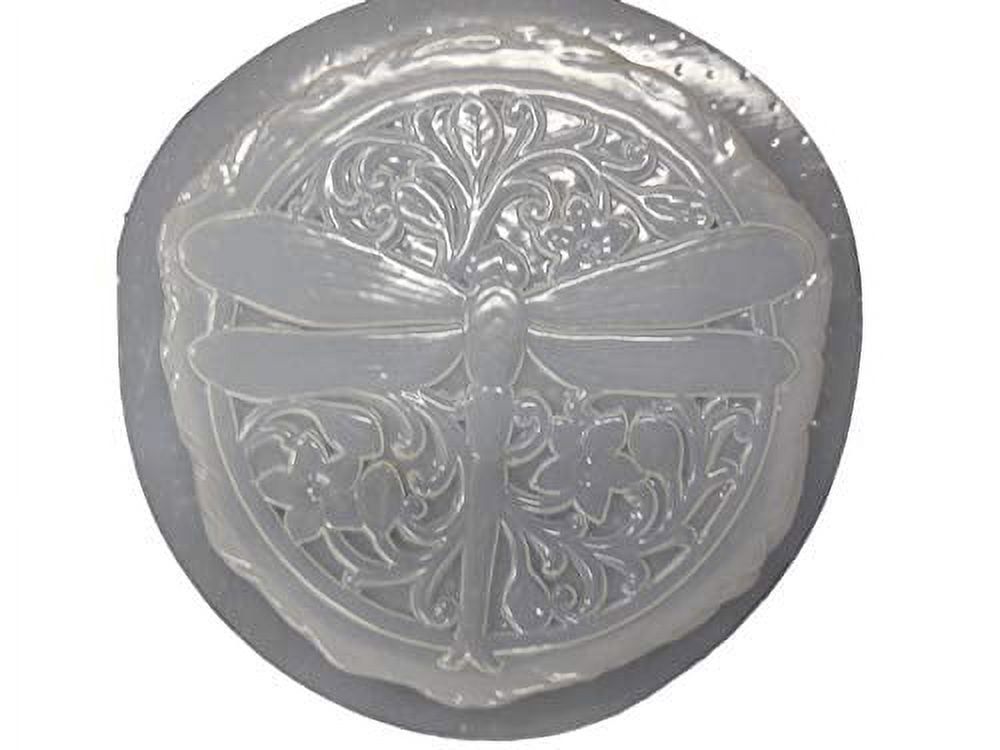 Dragonfly Plastic Craft Mold Use With Concrete Or Cement For Making ... with regard to Dragonfly Stepping Stone Mold