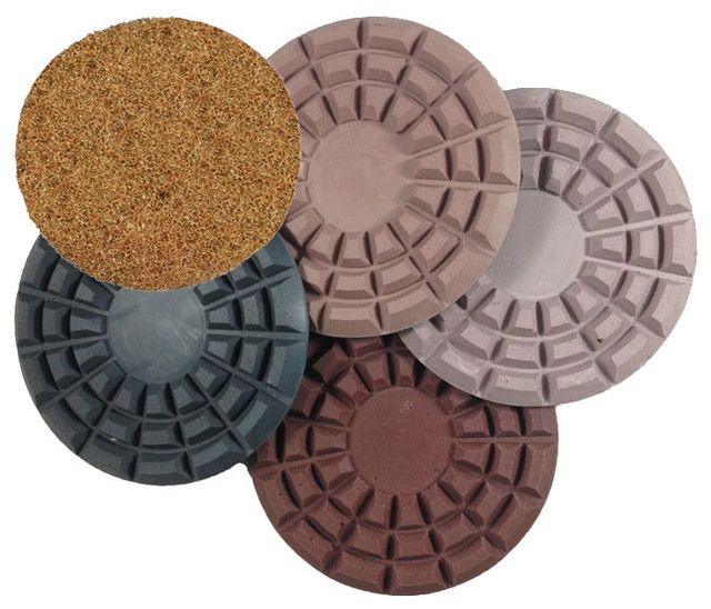 Eco Friendly Stone Polishing Pad Cheetah, Set Of 5, 5" - Contemporary ... intended for Unlocking the Secrets of Stone Polishing Pad Cheetah Sets Understanding Grit and Application