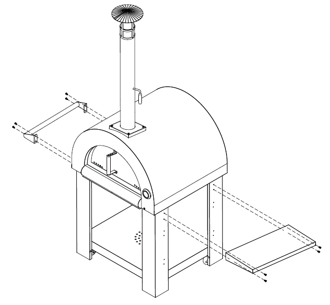 Empava Empv-Pg01 Outdoor Wood Fired Pizza Oven User Guide in Empava Outdoor Wood Fired Pizza Oven Pg01