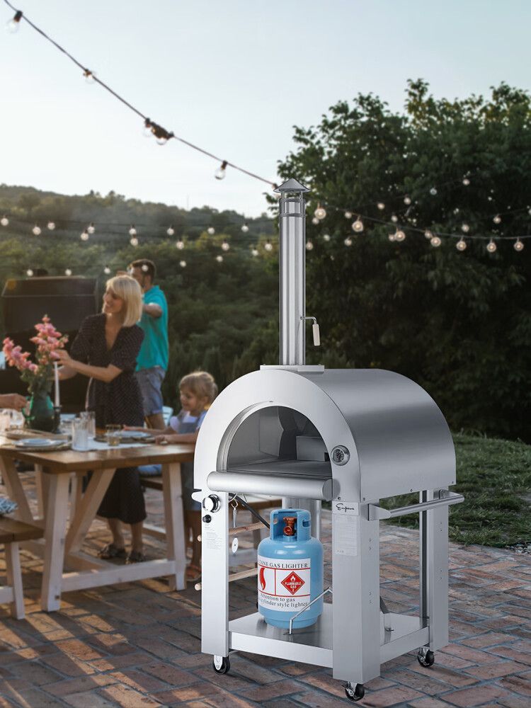 Empava Outdoor Wood Fired And Gas Pizza Oven Pg03 | Wellbots throughout Essential Accessories to Enhance Your Empava Pizza Oven Experience