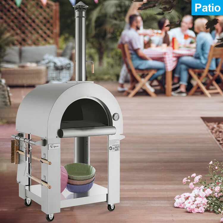 Empava Outdoor Wood Fired Pizza Oven Pg01 | Free Shipping | Wellbots for Empava Outdoor Wood Fired Pizza Oven Pg01