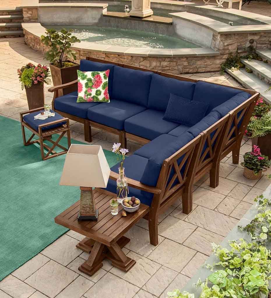 Eucalyptus Patio Furniture One Of The Best Outdoor Wood Collections You Should Know in Grace Bay Eucalyptus Wood Outdoor Furniture Collection