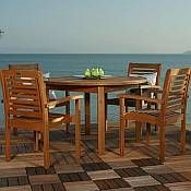 Eucalyptus Wood Patio Furniture - Outdoor Wooden Tables, Chairs, &amp; Loungers intended for Choosing the Right Grace Bay Eucalyptus Wood Furniture for Your Outdoor Space