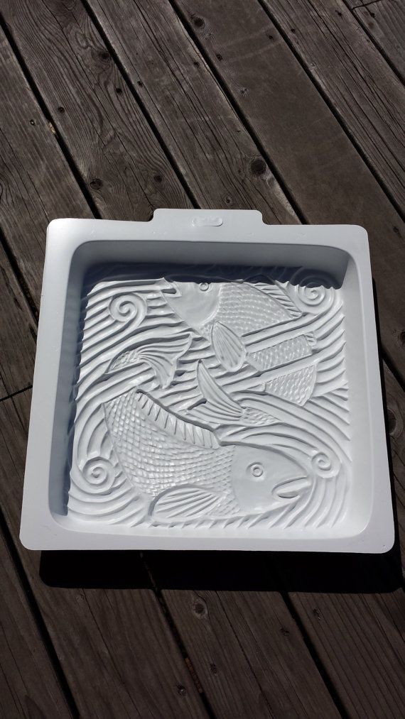 Fish In Water Stepping Stone Mold | Etsy | Stepping Stone Molds, Leaf ... with regard to Troubleshooting Common Problems in Fish in Water Stepping Stone Creation
