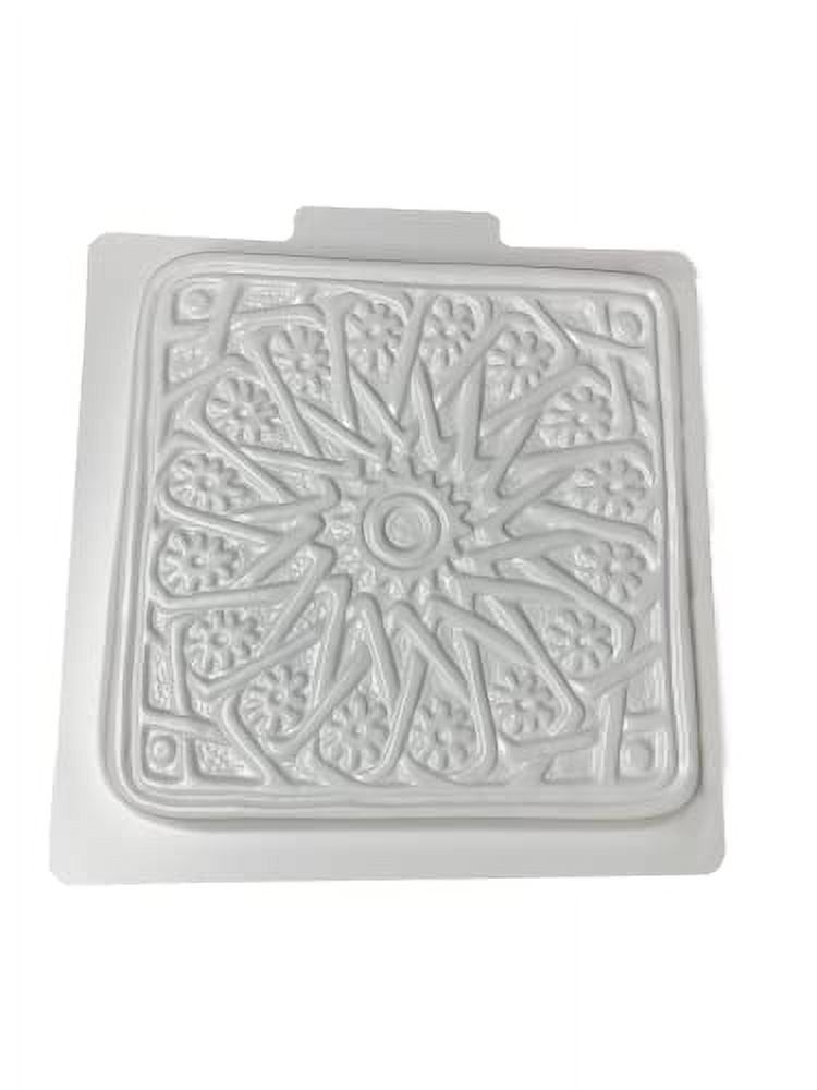 Flower Stepping Stone Mold, Concrete Stepping Stone Mold, Garden Decor ... inside Choosing the Right Materials for Durable Gothic Flower Stepping Stones