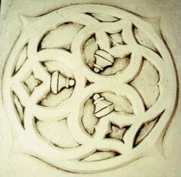 French Gothic - Concrete Mold | Concrete Stepping Stone Molds, Stepping ... regarding Choosing the Right Materials for Durable Gothic Flower Stepping Stones