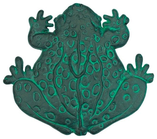 Frog Stepping Stone - Contemporary - Landscaping Stones And Pavers - By ... pertaining to Decorative Cast Iron Yard And Garden Stepping Stone, Sitting Frog, Green
