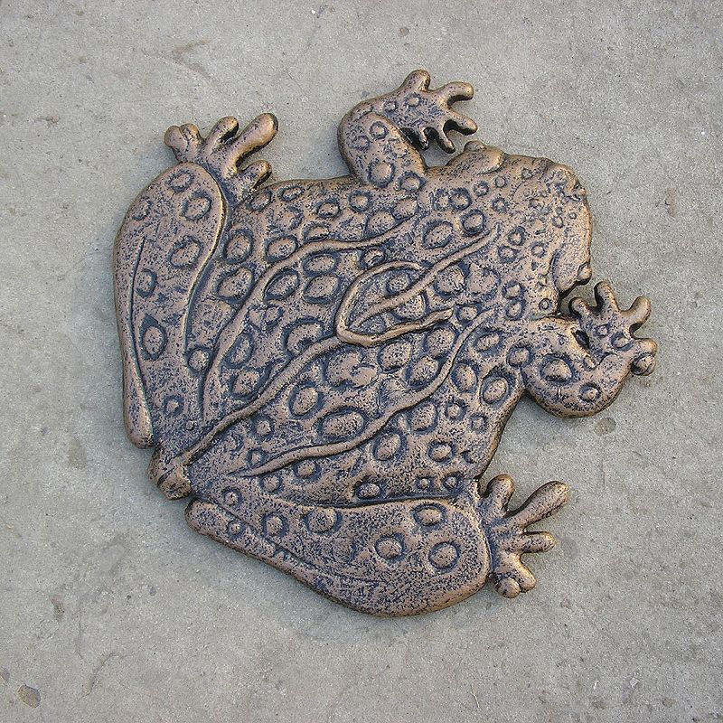 Frog Stepping Stone | Oakland Living, Stepping Stones, Splash Blocks with regard to Beyond Aesthetics Functionality and Benefits of Decorative Garden Elements