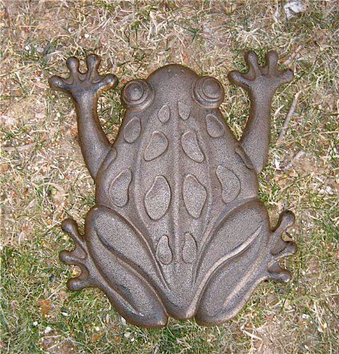 Frog Stepping Stones Set Of 6 Cast Iron Rust Finish By Ud. $81.95 ... with Beyond Aesthetics Functionality and Benefits of Decorative Garden Elements