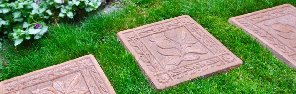 Garden Molds - High Quality Concrete Stepping Stone, Edging &amp; Plaque ... inside From Garden to Glory Exploring the World of Pine Branch Stepping Stone Creation