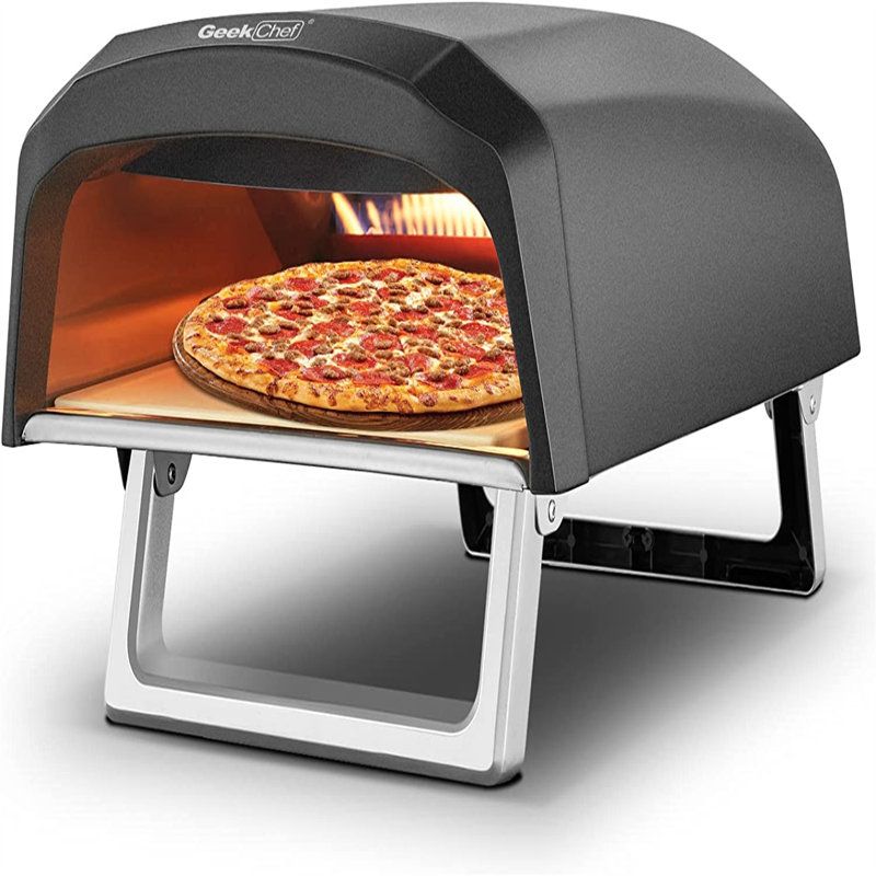 Gas Pizza Oven Â€" Outdoor Pizza Oven Â€" Portable Propane Gas Pizza Oven For Authentic Stone ... for Outdoor Portable Propane Gas Pizza Oven, Yellow