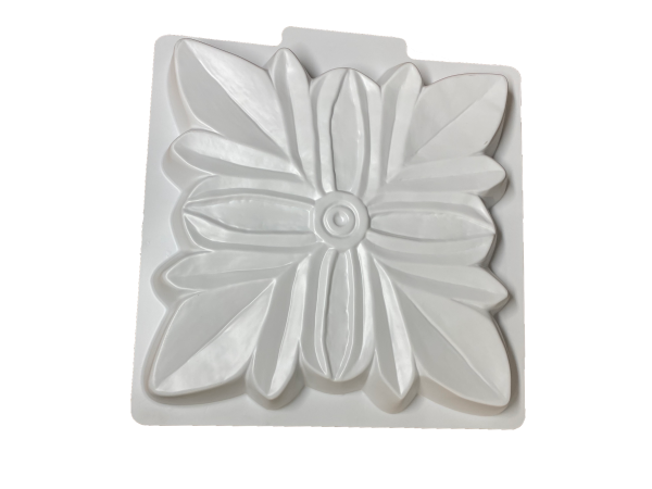 Gothic Flower Stepping Stone Mold | Garden Molds throughout Gothic Square Stepping Stone Mold
