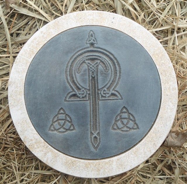 Gothic Stepping Stone Mold Pagan Wicca Celtic Plaster Concrete Mould 10 ... intended for Troubleshooting Common Issues with Gothic Square Stepping Stone Molds Solutions and Tips